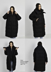 Куртки зимние женские KSA (черный) оптом 21406395 D24601-HS-18