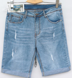 Шорты джинсовые женские БАТАЛ оптом 38041759 DX3001-15