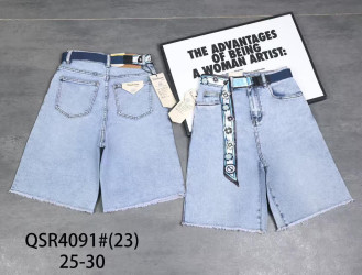 Шорты джинсовые женские оптом 94287351 4091-130