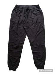 Спортивные штаны мужские БАТАЛ (черный) оптом 74506938 04-45
