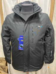 Куртки зимние мужские RLX БАТАЛ (черный) оптом 65481902 709-2-5