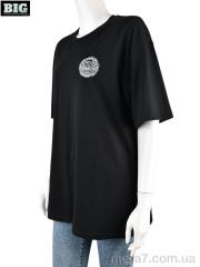 Футболка, BIG оптом 4071-W03-1 black
