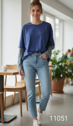 Лонгсливы женские оптом 95671832 11051-80