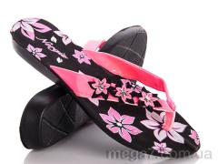 Шлепки, Makers Shoes оптом Цветок-розовый