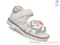 Босоножки, TOM.M оптом F65105 білий-фіол.