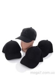 Кепка, STARK оптом Бейсболка кашемір з вишивкою чорний mix