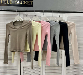 Лонгсліви жіночі (рожевий) оптом