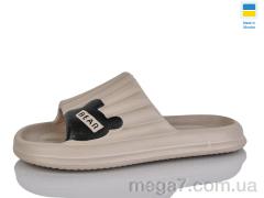 Шлепки, Lot Shoes оптом 115 бежевий