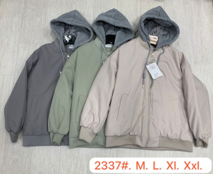 Куртки демисезонные женские (серый) оптом 85240613 2337-9