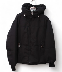Куртки демисезонные женские UNIMOCO ПОЛУБАТАЛ (черный) оптом 47380561 6803-30