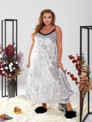 Нічні сорочки жіночі БАТАЛ (2-ка) оптом