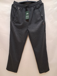 Спортивные штаны мужские БАТАЛ (серый) оптом 10597368 1011-17