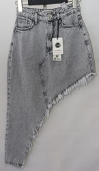 Юбки джинсовые женские REAL FOCUS оптом 96340827 22304-22