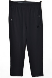 Спортивные штаны мужские БАТАЛ (черный) оптом 70639851 004-82