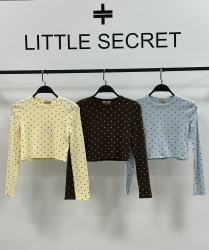 Лонгсліви жіночі (жовтий) оптом Little Secret