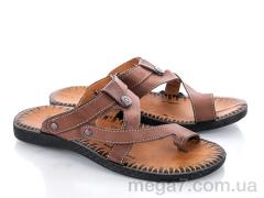 Шлепки, Makers Shoes оптом 1003 brown
