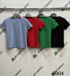 Футболки женские (зеленый) оптом 84192357 8904-55