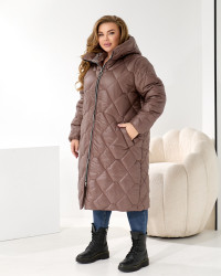 Куртки зимние женские БАТАЛ оптом 18560973 2533-4