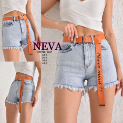 Шорты джинсовые женские NEVA оптом 10432879 2835-54