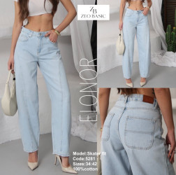 Джинсы женские ZEO BASIC оптом 58269403 5281-173