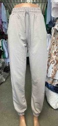 Спортивные штаны женские (серый) оптом Турция 79521643 02-3