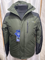 Куртки зимние мужские RLX (хаки) оптом 89624130 1021-4