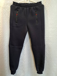 Спортивные штаны мужские на флисе (dark blue) оптом 54890713 260-15