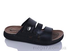 Шлепки, Oscar оптом 01-47 чорний к.