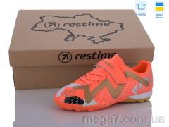 Футбольная обувь, Restime оптом DDB24112-1 orange