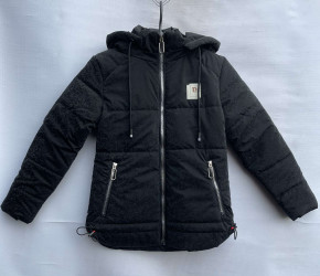 Куртки демисезонные детские (черный) оптом 03796518 01-29