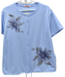 Футболки женские БАТАЛ оптом 56493720 8162-121