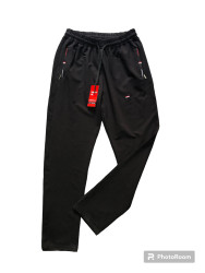 Спортивные штаны мужские БАТАЛ (черный) оптом Турция 98207416 02-8