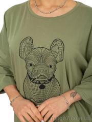 Футболка, Massmag оптом 3008 хакі