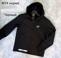 Куртки демисезонные мужские (черный) оптом 21847035 М14-4