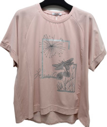 Футболки жіночі БАТАЛ оптом Kiss Me 