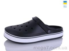 Кроксы, M&L  Alex13 оптом B16 чорний