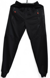 Спортивные штаны мужские (черный) оптом 56903812 03-4