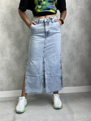 Юбки джинсовые женские CRACPOT оптом 82549016 5049-51