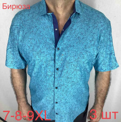 Рубашки мужские БАТАЛ PAUL SEMIH оптом 36504217 01 -7