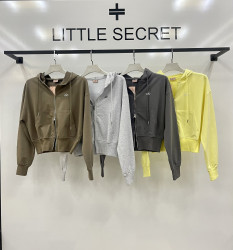 Спортивные кофты женские (желтый) оптом 36087524 500301-118