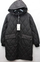 Куртки зимние женские ПОЛУБАТАЛ (black) оптом 25146097 8162-27