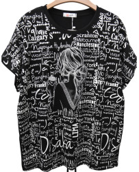 Футболки женские БАТАЛ оптом 31096247 6619-114