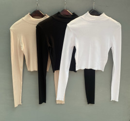 Лонгсливи (білі) жіночі оптом ---