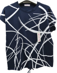 Футболки женские БАТАЛ оптом 94801562 858-256