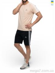 Спортивный костюм, Sport style оптом 11AD св.бежевий