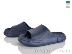 Шлепки, Rai shoes оптом E240 синій