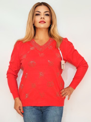 Свитера женские БАТАЛ оптом 53268907 0105-114