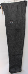 Спортивные штаны мужские на флисе (gray) оптом 50736248 B55-1