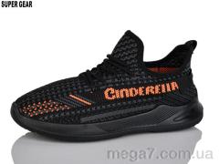 Кроссовки, Super Gear оптом S1377-1 black