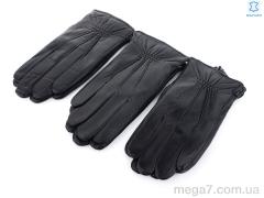 Перчатки, RuBi оптом G115М шкіра-хутро black